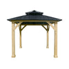 [10X10FT] Alora Premium Outdoor Patio Hardtop Gazebo W/ Double Steel Roof (SAK01291)