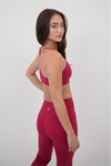 I Live in Luxury Red Sports Bra