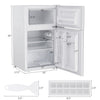 Black 3.2 cu. ft. Retro Mini Refrigerator