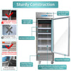 EQCHEN 27 Inch 1 Glass Door Commercial Refrigerator