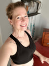 Hero Front‑Closure Sports Bra - Black