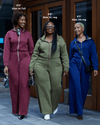 Green Satin Lined Jumpsuit
