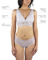 Vela Wireless Bra, Mauve