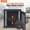 VEVOR 12U Wall Mount Server Cabinet, 15.5'' Depth, Network Rack Enclosure, Supports up to 200 lbs, Secure Locking System, Ideal for IT Hardware, Audio/Video Components