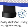 55'' Toddlers Trampoline with Safety Enclosure Net and Balls, Indoor Outdoor Mini Trampoline for Kids