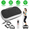 Vibration Exercise Machine With Resistant Bands Remote Control Whole Body Vibration Platform Workout Equipment Home Fitness Training Equipment For Weight Loss Fat Burner