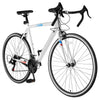 Road Bike, 700C Wheels Racing Bike, SHIMANO 21 Speeds Drivetrain City Commuter Road Bicycle, Urban Adult Sport Bicycle with Carbon Steel Frame, Drop Bar, Caliper Brake, for Men and Women