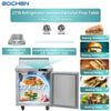 27 inch Salad Sandwich Prep Table Refrigerator, Mega Top, Stainless Steel Food Prep Cooler