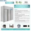 EQCHEN 72 Inch 3 Door Commercial Refrigerator