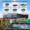 Trailora Ridge Heavy-Duty Aluminum Hard-Shell Rooftop Tent With Ladder, LED Lighting, And Memory Foam Mattress (SAK82931)