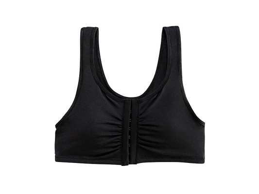 Maia Front Close Bra, Black