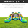 16FT Tropical Bounce House Combo With Double Water Slides (SAK92508)